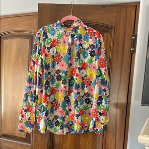 Boden Floral Multicolor Blouse